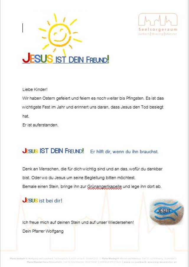 Jesus ist dein Freund