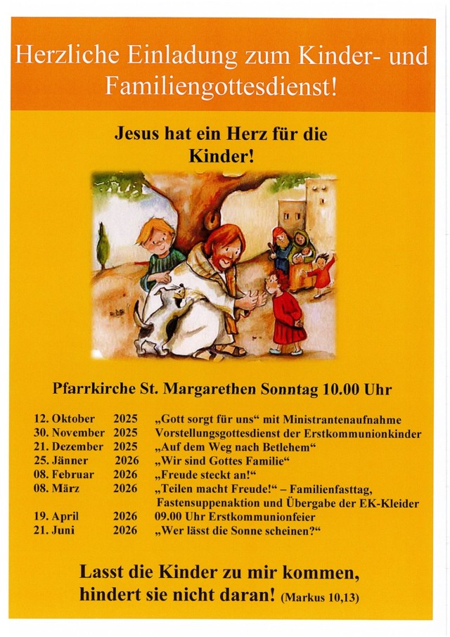 Kinder- und Familiengottesdienste