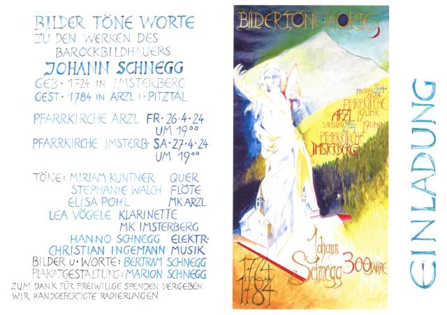 Bilder • Töne • Worte zu den Werken des Barockbildhauers Johann Schnegg