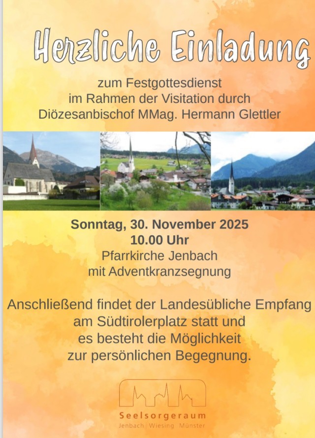 Festgottesdienst mit Bischof Hermann in Jenbach