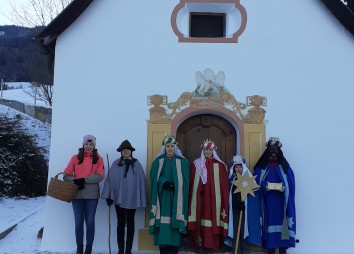 Sternsingen Gallzein 2026 Gruppe Hochgallzein