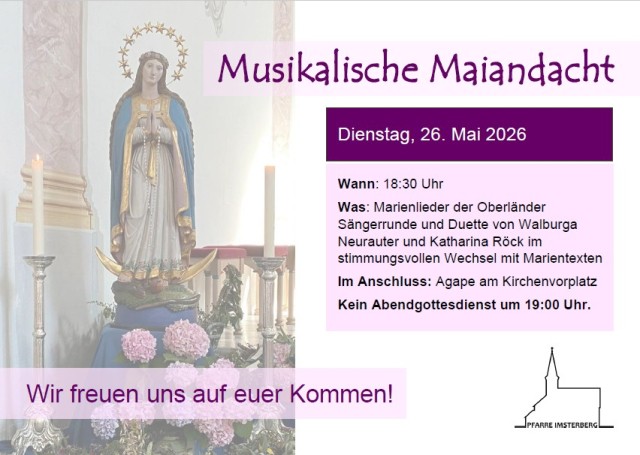 2026 | musikalische Maiandacht