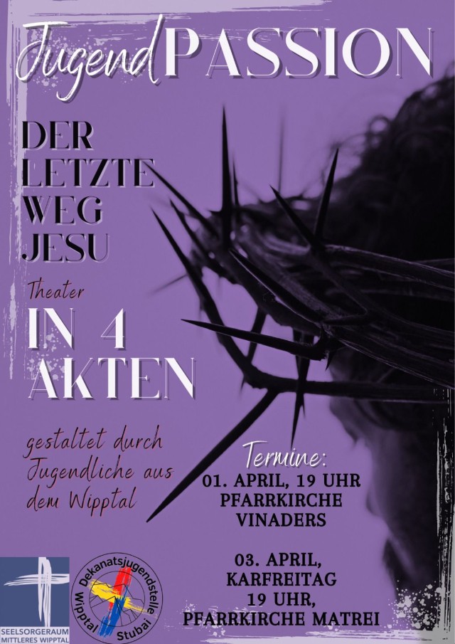 Jugendpassion: Der letzte Weg Jesu in 4 Akten