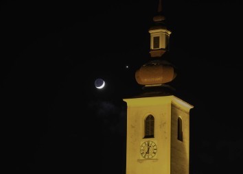 Pfarrkirche St. Margarethen im Jänner 2025