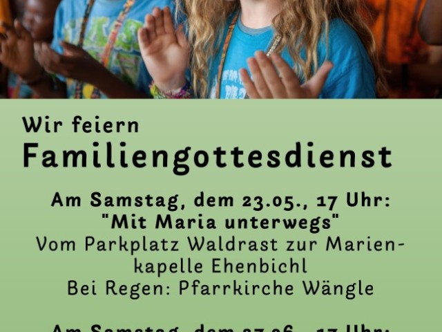 Herzliche Einladung zum Familiengottesdienst...