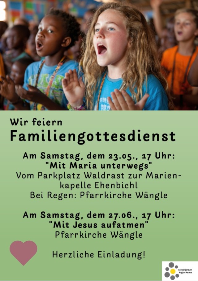 Herzliche Einladung zum Familiengottesdienst...