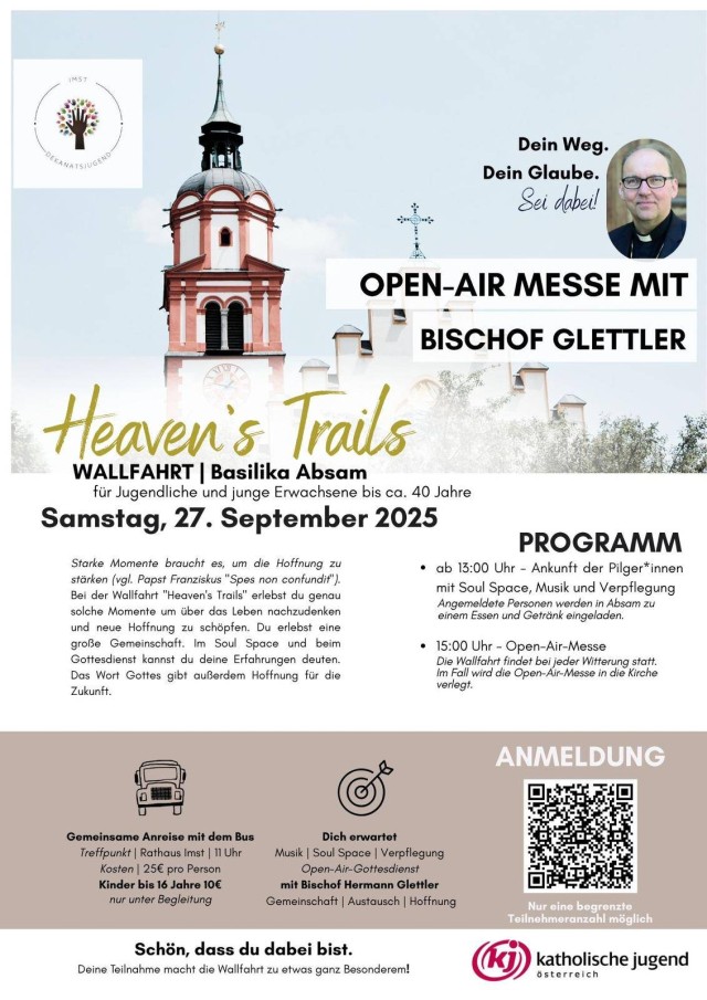 Heaven's Trails - Wallfahrt für Jugendliche und junge Erwachsene