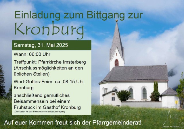 Bittgang Kronburg