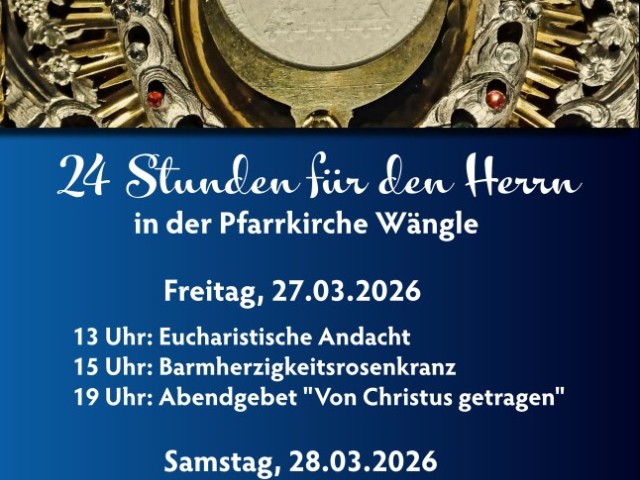 24 Stunden für den Herrn