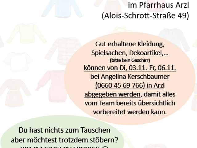 Tauschen statt kaufen