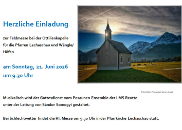 Messe Ottilienkapelle