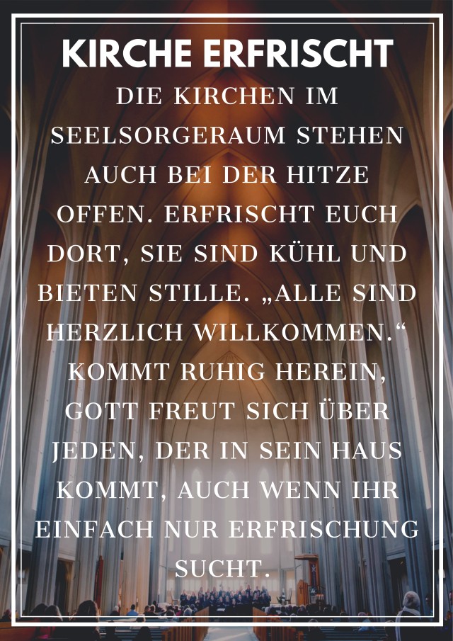 Kirche erfrischt
