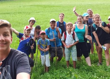 Wanderung in Aldrans im August