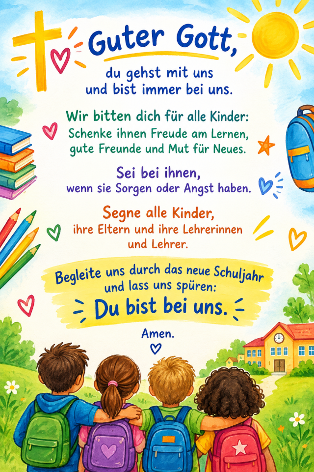 Wir wünschen einen guten Schulstart!