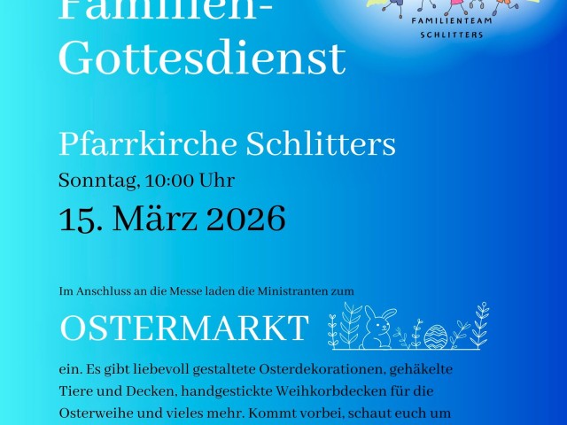 Familiengottesdienst und Ostermarkt