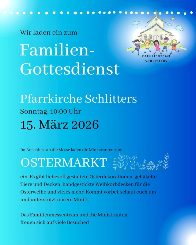 Familiengottesdienst und Ostermarkt