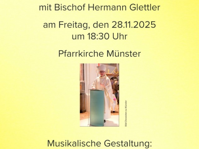 Gottesdienst mit Bischof Hermann