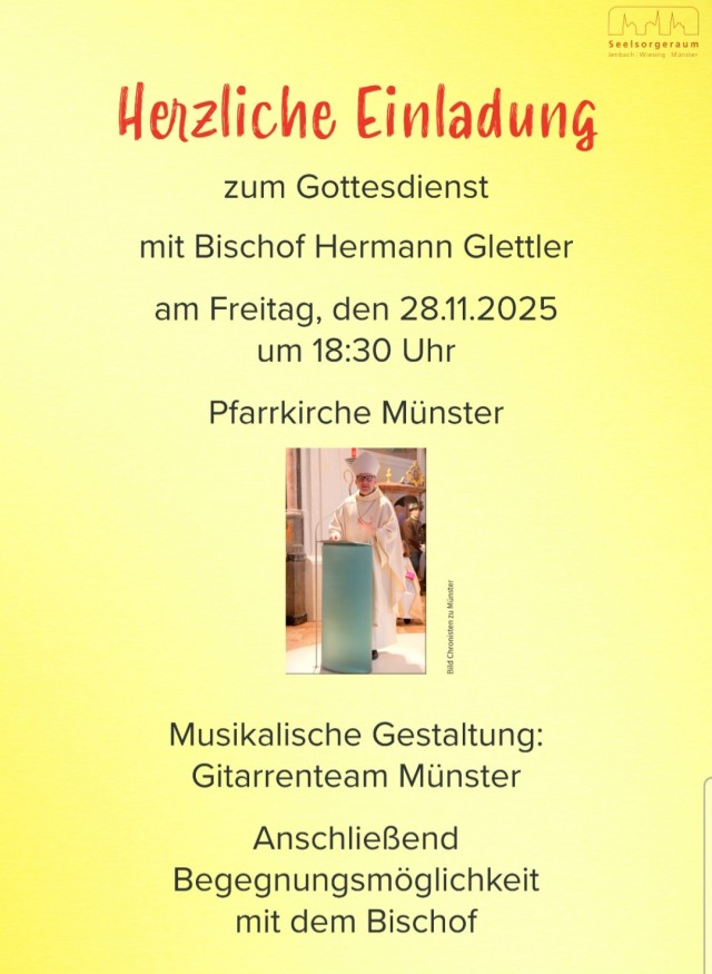 Gottesdienst mit Bischof Hermann