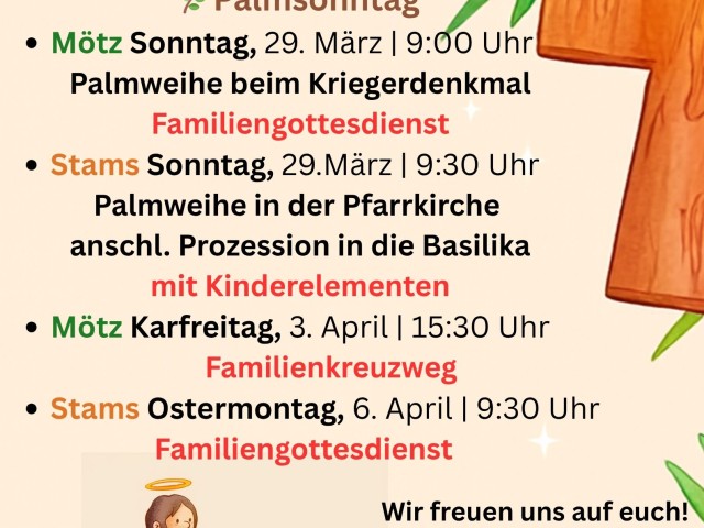 Auf dem Weg nach Ostern