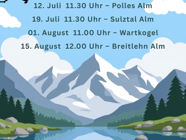 Berggottesdienste 2026