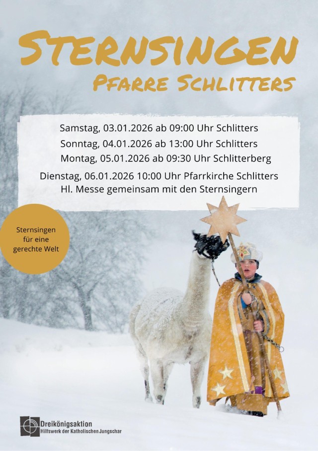 Sternsingen in der Pfarre Schlitters