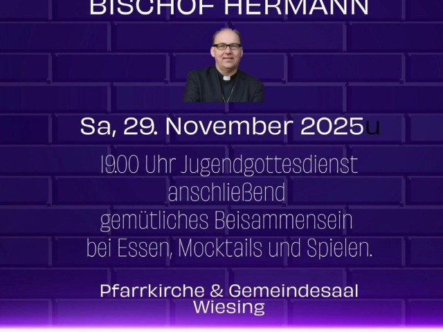 Jugendabend mit Bischof Hermann