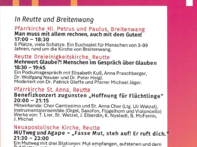 Lange Nacht der Kirchen