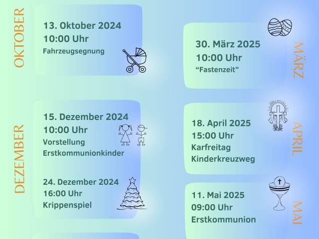 Kinder- und Familiengottesdienste