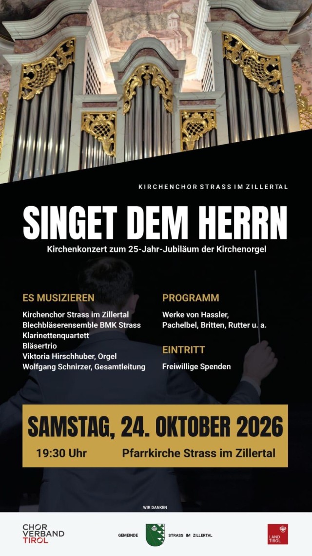 Kirchenkonzert zum 25-Jahr-Jubiläum der Kirchenorgel
