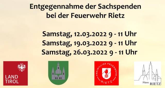Landesweite Sammelaktion