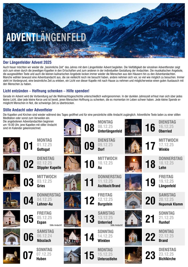 Advent Längenfeld