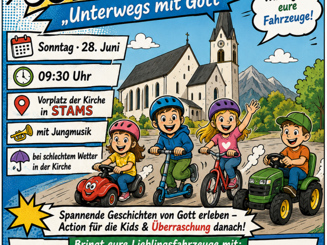 Familiengottesdienst „Unterwegs mit Gott“