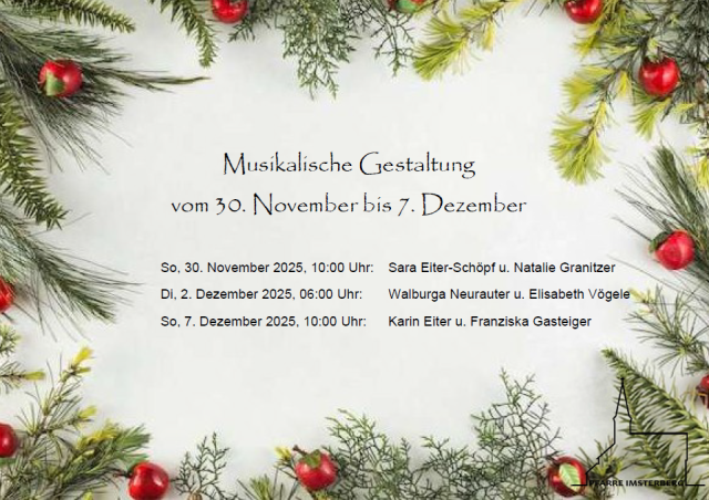 Klangvoll durch den Advent – 1. Adventwoche