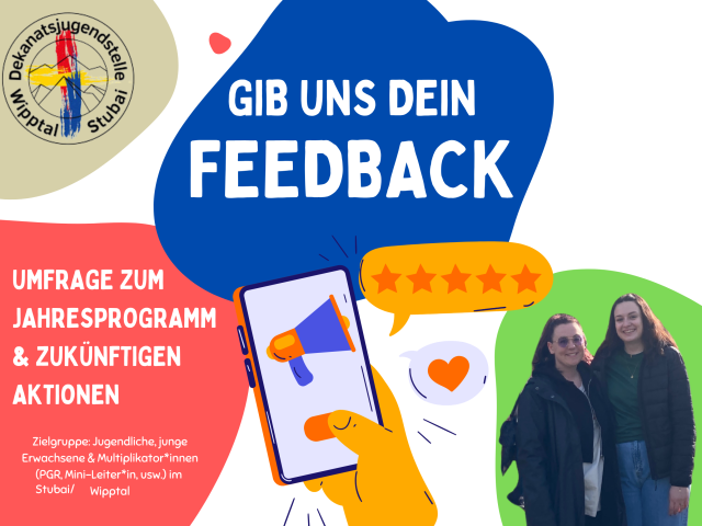 Gib uns DEIN Feedback!