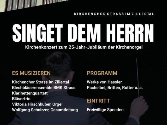 Kirchenkonzert zum 25-Jahr-Jubiläum der Kirchenorgel