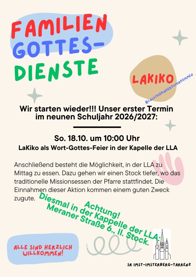 Lakiko - Familiengottesdienst in Imst