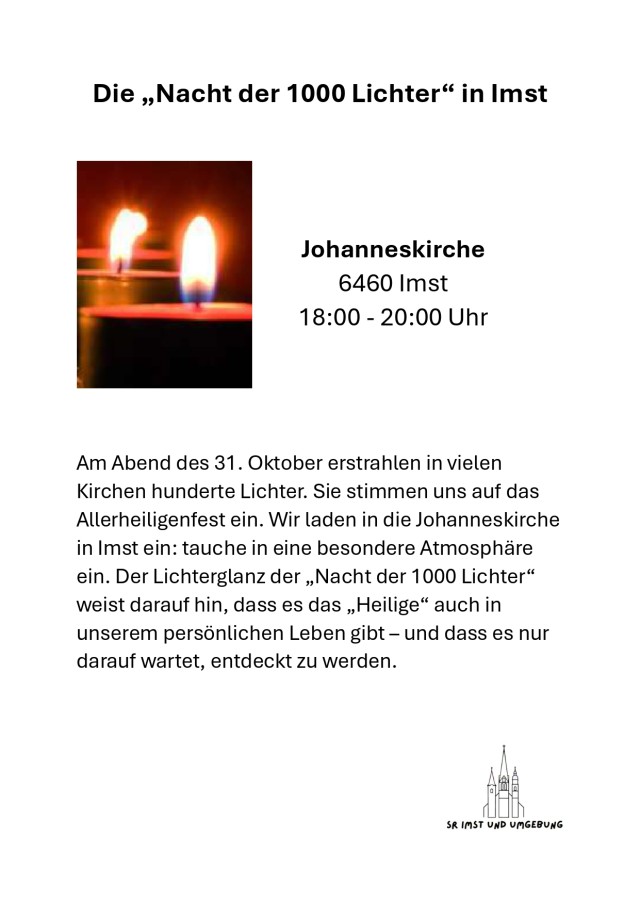 Nacht der 1000 Lichter in Imst