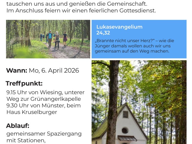 Ostermontag - Emmausgang