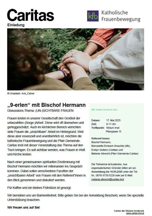 "9-erlen" mit Bischof Hermann