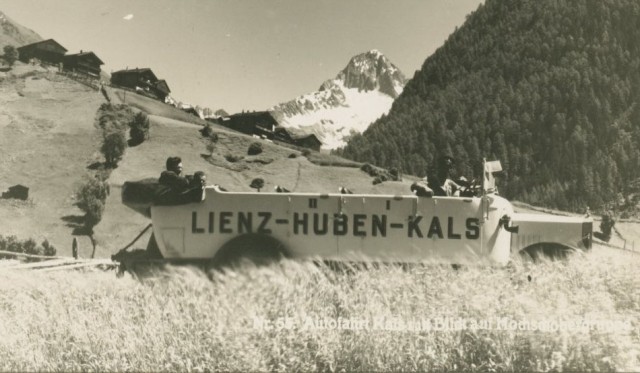 Der Ausbau des Straßennetzes in Osttirol