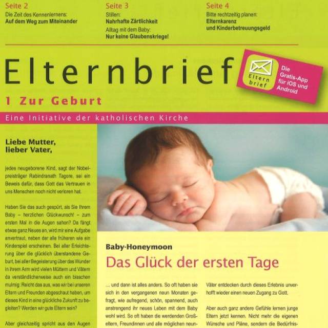 Elternbriefe - kostenloser E-Mail Versand
