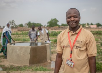 Foto 4 David Kassogue Mitarbeiter Der Caritas Mali Segou