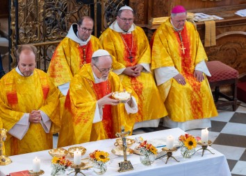 Goldenes Priesterjubilaeum Abt German Erd Ocist 2024 08 25 C Dibk Sigl 9289