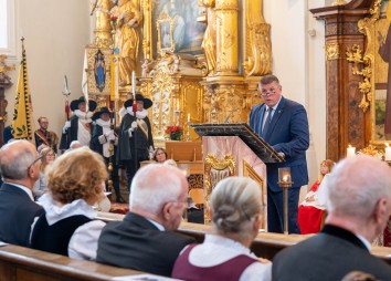 Goldenes Priesterjubilaeum Abt German Erd Ocist 2024 08 25 C Dibk Sigl 9389