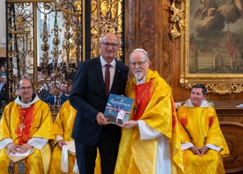 Goldenes Priesterjubilaeum Abt German Erd Ocist 2024 08 25 C Dibk Sigl 9468