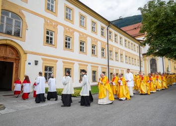 Goldenes Priesterjubilaeum Abt German Erd Ocist 2024 08 25 C Dibk Sigl 9533