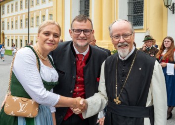 Goldenes Priesterjubilaeum Abt German Erd Ocist 2024 08 25 C Dibk Sigl 9715