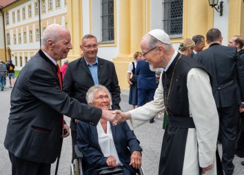 Goldenes Priesterjubilaeum Abt German Erd Ocist 2024 08 25 C Dibk Sigl 9724