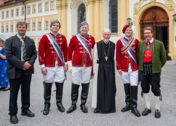 Goldenes Priesterjubilaeum Abt German Erd Ocist 2024 08 25 C Dibk Sigl 9810