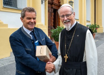 Goldenes Priesterjubilaeum Abt German Erd Ocist 2024 08 25 C Dibk Sigl 9815